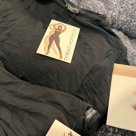 Ribbed black leggings set, just like the one in first picture. - Picture 3 of 5